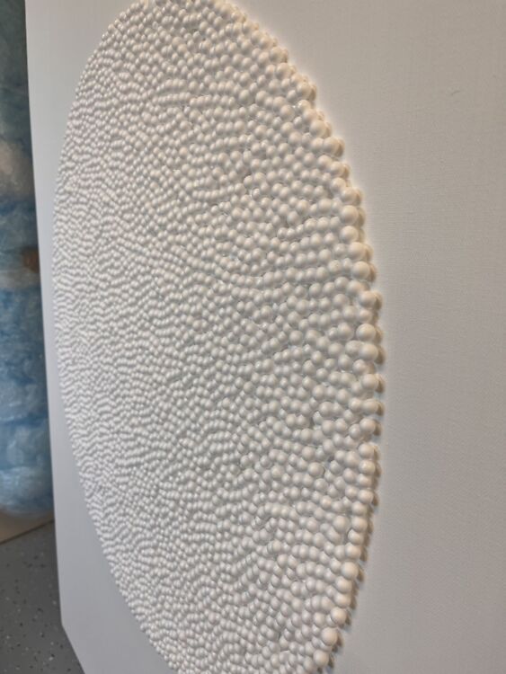 Akrüülmaal lõuendil White Lagoon. Eesti kunst.