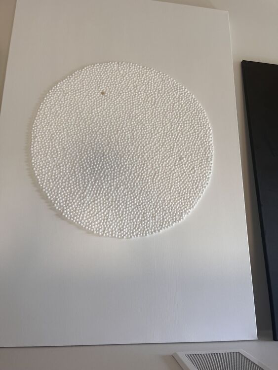 Akrüülmaal lõuendil White Lagoon. Eesti kunst.