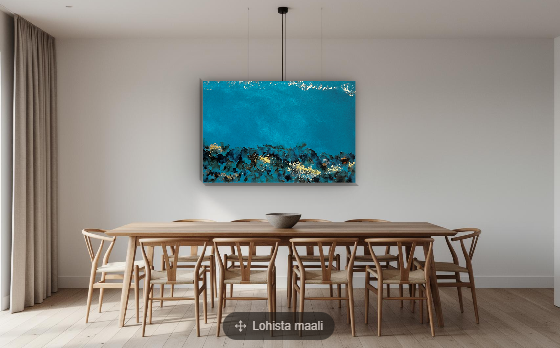 Akruulmaal_Eesti kunst_theflosedit sinine ja kuldne