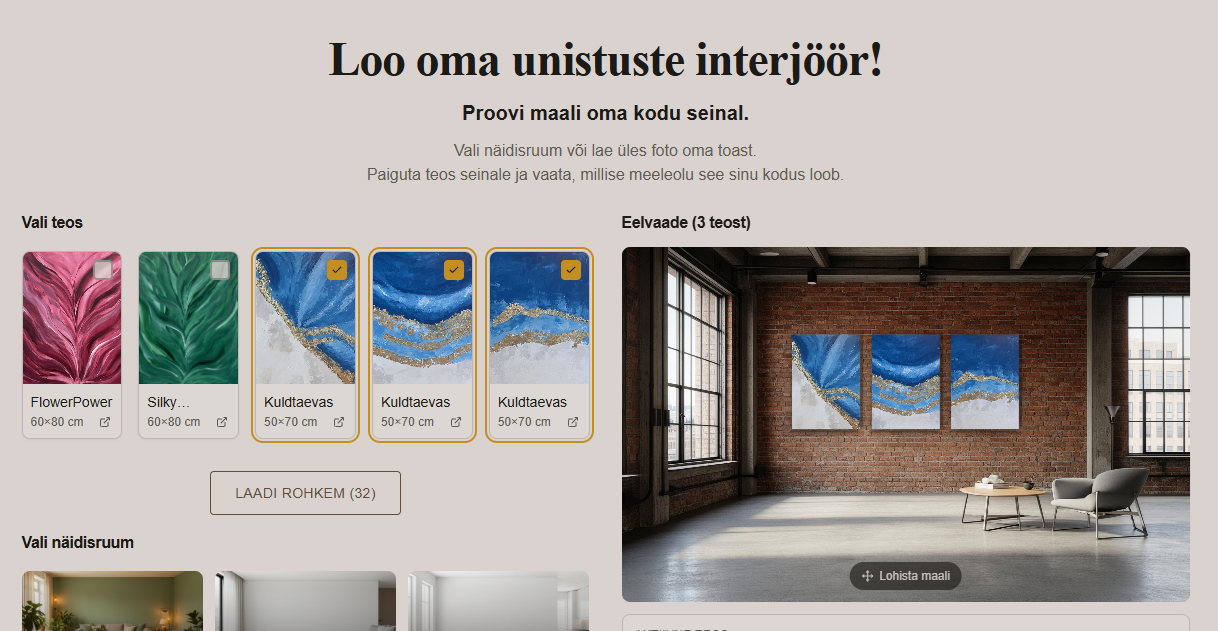 Tühjad seinad ja ebakindlus: Miks ma lõin oma isikliku E-galerii? | the flos edit.